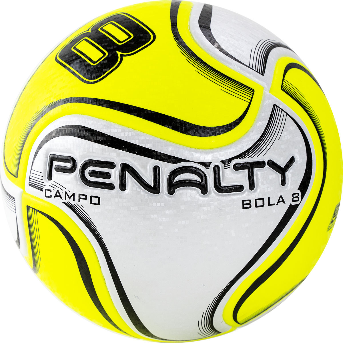 Мяч футб. PENALTY BOLA CAMPO 8 X, арт.5212851880-U, р.5, PU, термосшивка, бел-желт