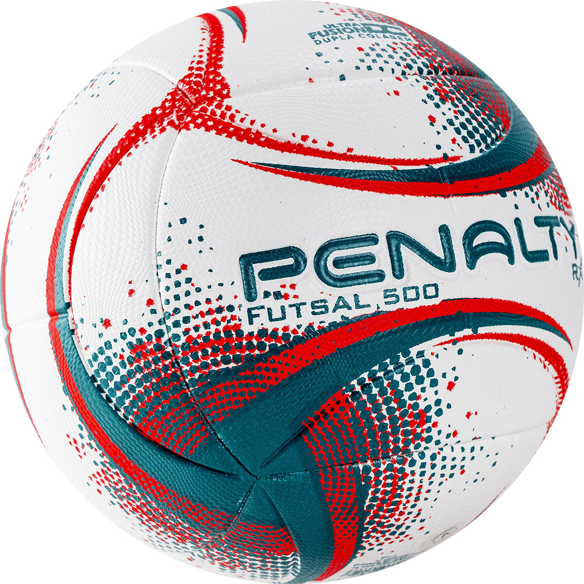 Мяч футзал. PENALTY BOLA FUTSAL RX 500 XXI, арт.5212991920-U, р.4, PU, термосшивка, бел-зел-крас