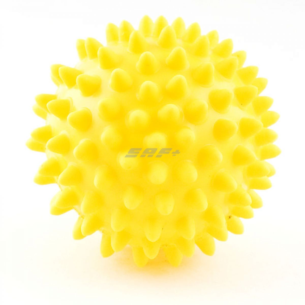 Мяч массажный, арт. 300108, ЖЕЛТЫЙ, диам. 8 см, поливинилхлорид