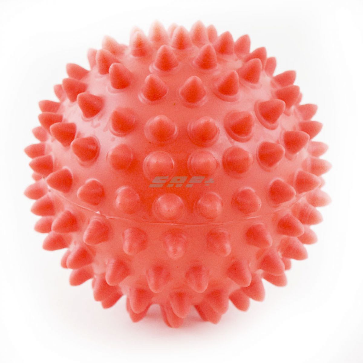 Мяч массажный, арт. 300109, КРАСНЫЙ, диам. 9 см, поливинилхлорид